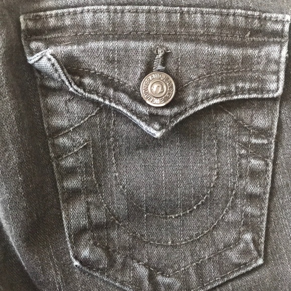 True Religion dark black skinny jeans - Picture 4 of 5